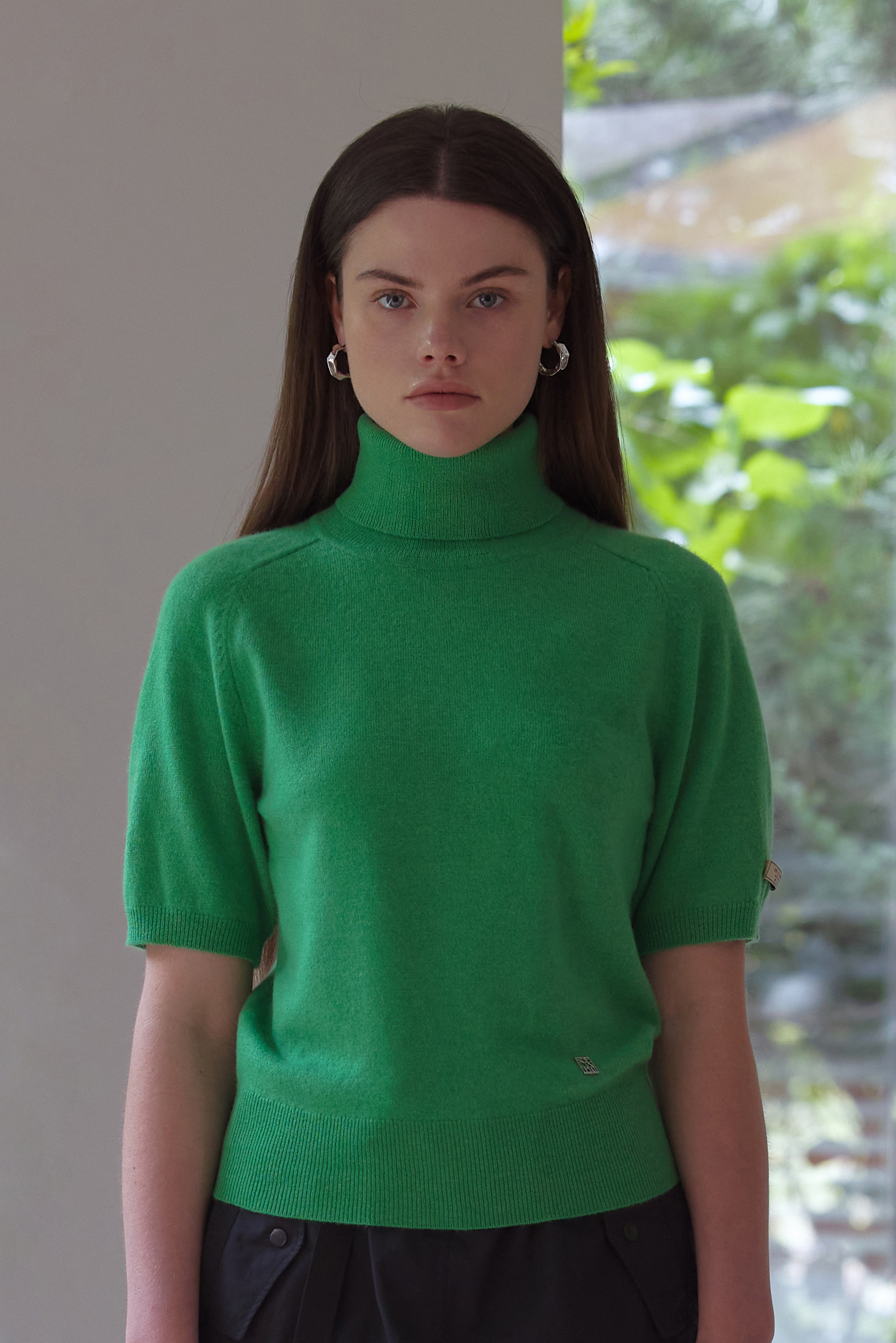 Lia Knit Top (Forest Green)