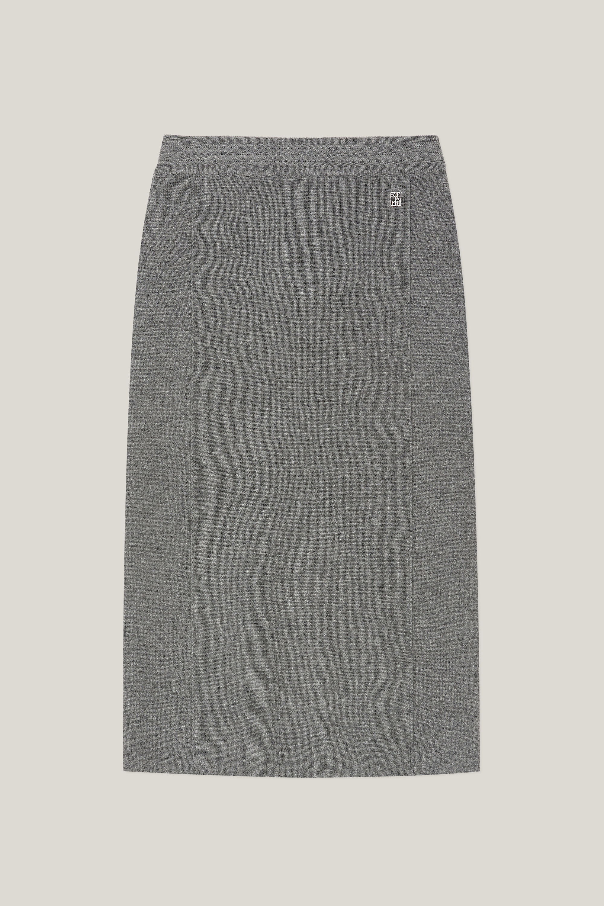 Jade Midi Skirt (Ash Grey)